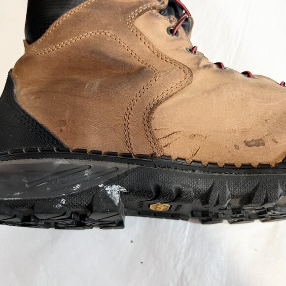 Red Wing shoes Burnside boots brown leather safety toe US mens 13 D waterproof - Picture 13 of 16